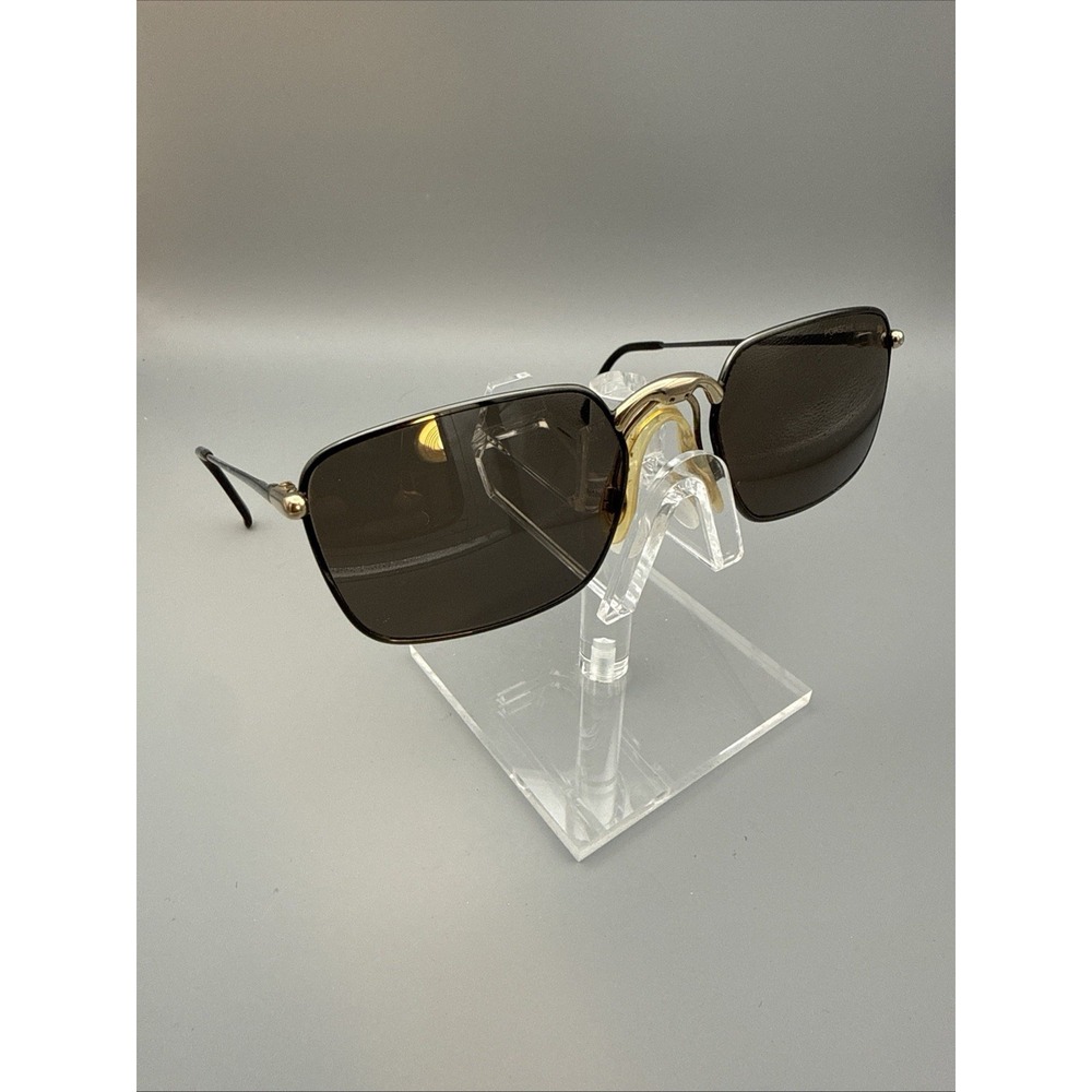 PORSCHE Design by Carrera 5642 Brown Vintage Sunglasses Gold Tone Double Bridge